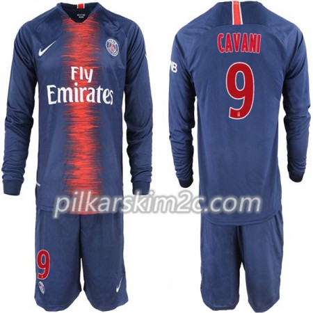 Koszulka Paris Saint-Germain Cavani 9 Dziecięca Główna 2018-2019 - Koszulki Piłkarskie(L/S)